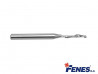 Single Flute End Mill for aluminium and PVC machining, NFPo, HSS-E - 11x14x80MM - FENES