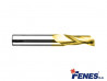 Frez 6x20x57 mm, 1-ostrzowy trzpieniowy do aluminium i tworzyw sztucznych, NFPj, HSS-E TiN Golden Line - FENES