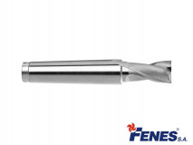 2-Flute End Mill for General Machining with MT1 Morse taper shank, DIN326-D K, HSS-E - 10MM - FENES