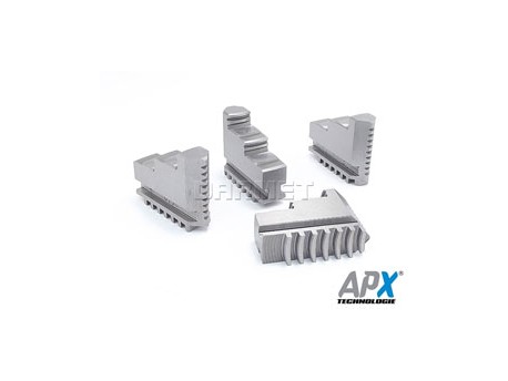 Hard Solid Jaws for External Clamping: 125MM - APX (STZ4)