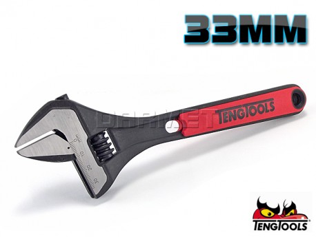 Adjustable Wrench, 33 x 255MM - TENG TOOLS (17818-0303)