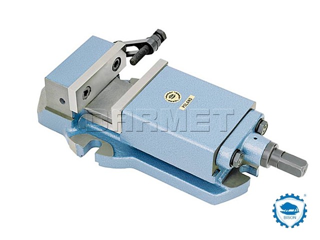 Machine Vise with Prismatic Guidance of Movable Jaw 155MM - BISON BIAL (6910-155)