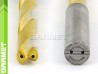 Solid Carbide Drill with Cylindrical Shank, 5xD - 8MM, VHM TiN with coolant - DARMET