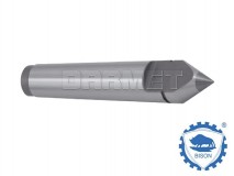 Half-Notched Carbide Tipped Dead Center - Morse 2 - BISON BIAL (Type 8731)