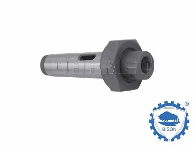 Drill Reducing Sleeve | Morse Taper with Tang | MS2 - MS1 | with Forcing Nut - BISON-BIAL (Type 1775)