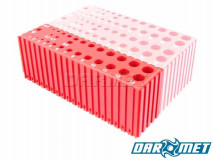 Drill stand for 1 - 13,5 mm drills | 30 sockets | color: red (2028)