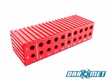 Drill stand for 8 - 9,9 mm drills | 20 sockets | color: red (2025)