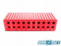 Drill stand for 8 - 9,9 mm drills | 20 sockets | color: red (2025)