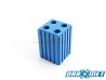Toolholder stand for MT1 Morse taper shank toolholders | Color: blue (2305) | 50x50 mm