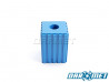 Toolholder stand for MT2 Morse taper shank toolholders | Color: blue (2306) | 50x50 mm