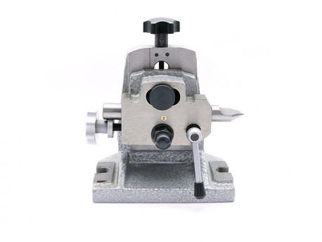Adjustable tailstock 7" for rotary table, dividing head | 180 mm | DARMET WZK180