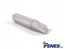 2-Flute End Mill for Slot Cutting, DIN327-B K, PM HSS-E - 12MM - FENES