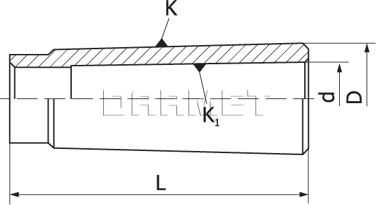 Morse Taper Reduction Sleeve (DM-1670)