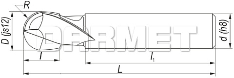 DIN327-B KR End Mill specifications