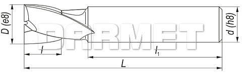 DIN327-B K End Mill specifications